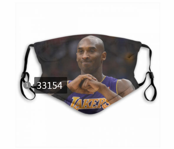 2021 NBA Los Angeles Lakers 24 kobe bryant 33154 Dust mask with filter
